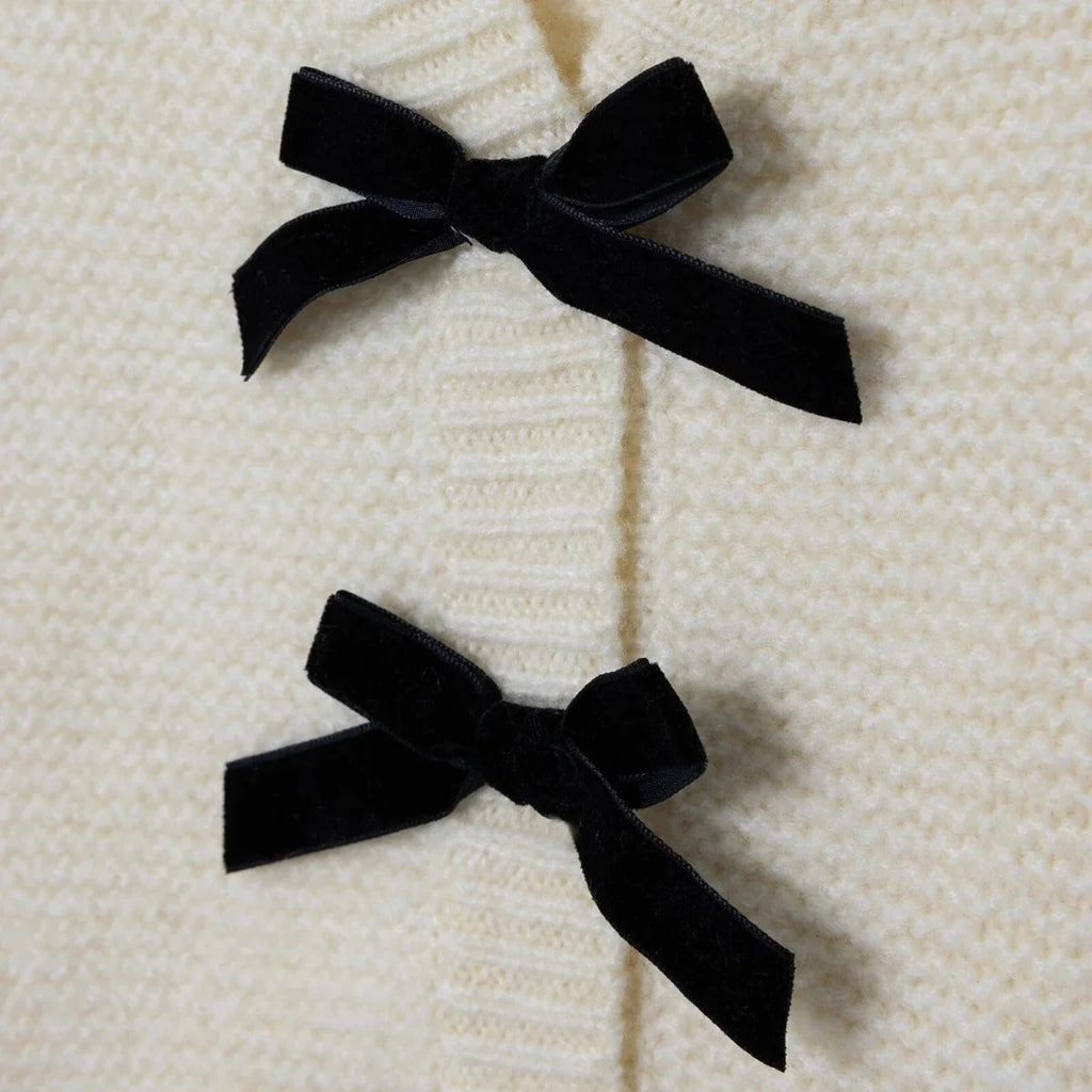 HelloBaby V Neck Knitted Baby Cardigan (9-12 Months to 4-5 Years) - Ecru