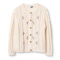 HelloBaby Crew Neck Knitted Baby Cardigan (9-12 Months to 4-5 Years) - Ecru