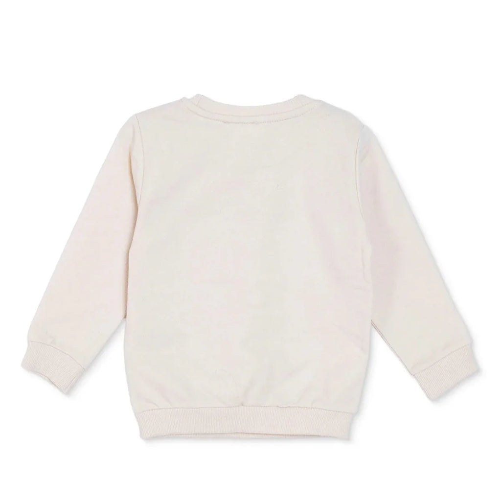 HelloBaby "Cute Bear Friends" Slogan Baby Sweatshirt (3-6 Months to 4-5 Years) - Beige