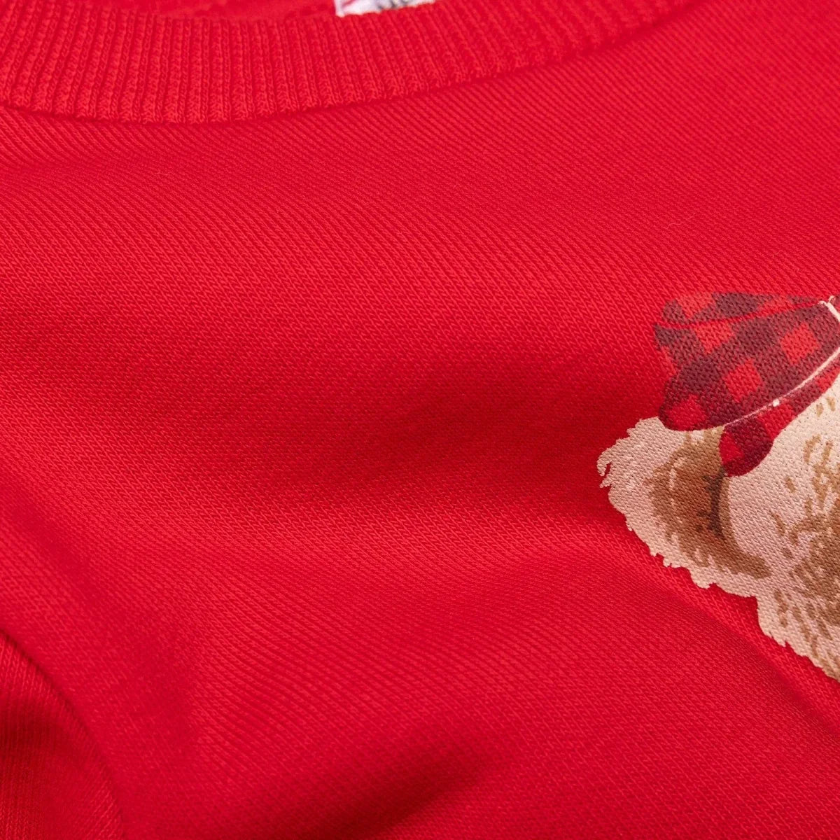 HelloBaby 2 Piece Bear Print Baby Tracksuit Set (3-6 Months to 2-3 Years) - Red