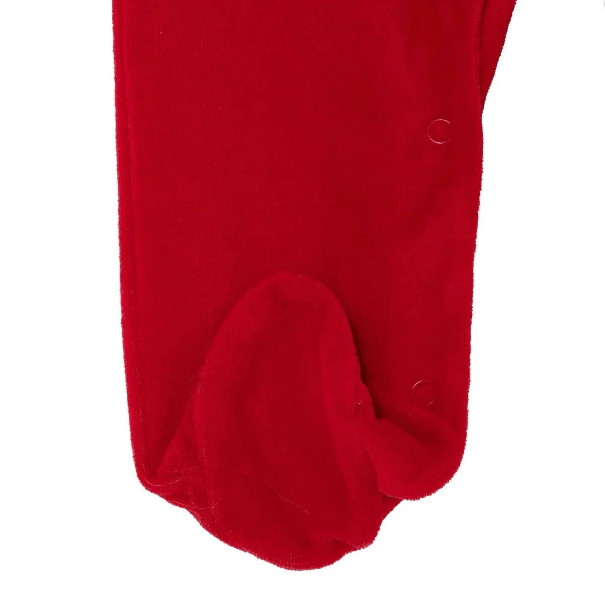 HelloBaby Bow Embroidered Velour Footed Baby Sleepsuit (Newborn to 6-9 Months) - Red
