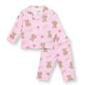 HelloBaby Animal Print Peter Pan Collar Baby Pyjama Set (3-6 Months to 3-4 Years) - Pink
