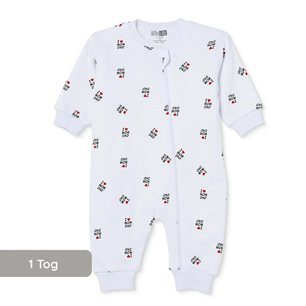 HelloBaby 1 Tog Baby Sleep Bag with Legs (6-9 Months to 4-5 Years) - Ecru