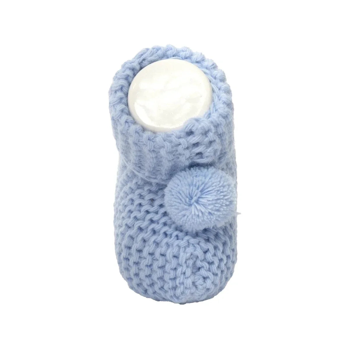 HelloBaby Knitted Baby Booties (One Size) - Blue