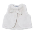 Midimod Snap Fastening Fleece Baby Gilet (1-3 Months to 12 Months) - Ecru