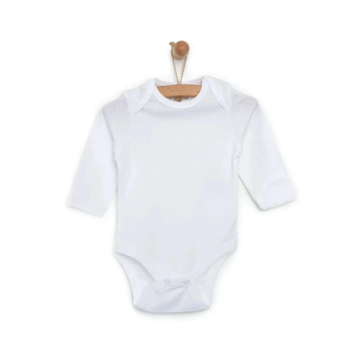 HelloBaby Unisex White Long Sleeve Bodysuits 12 Pack - White