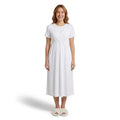 Baby Mom Women's Short Sleeve V-Neck Nightdress (S to 2XL) - Ecru