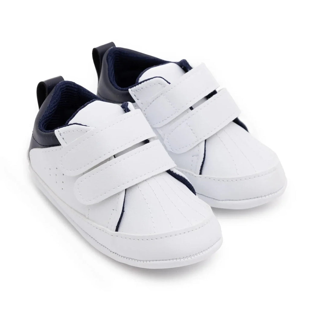HelloBaby Faux Leather First Walker Baby Shoes - White