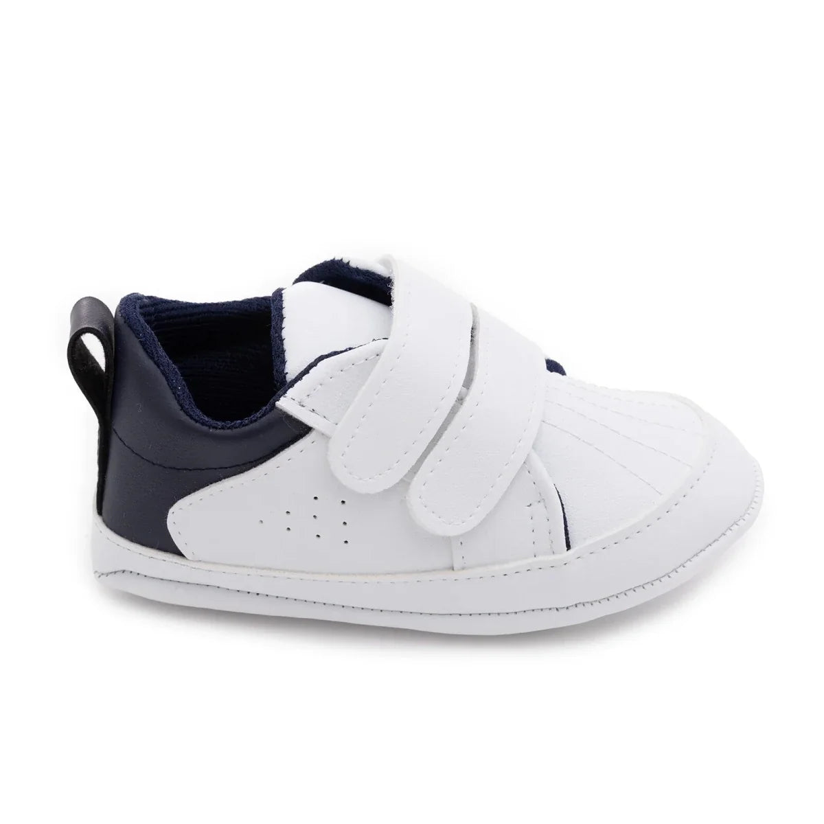 HelloBaby Faux Leather First Walker Baby Shoes - White