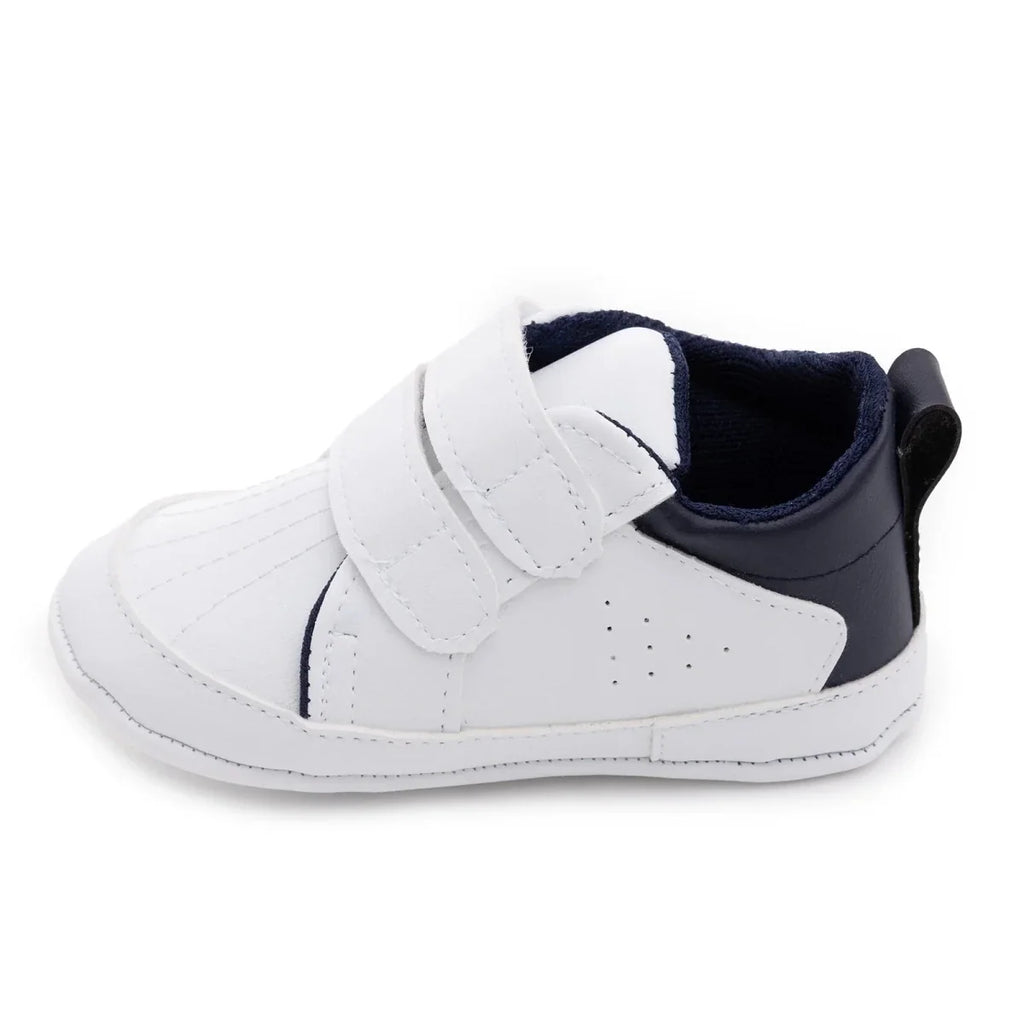 HelloBaby Faux Leather First Walker Baby Shoes - White