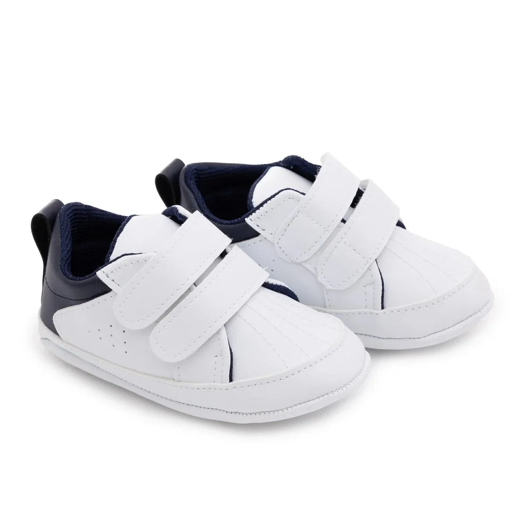 HelloBaby Faux Leather First Walker Baby Shoes - White