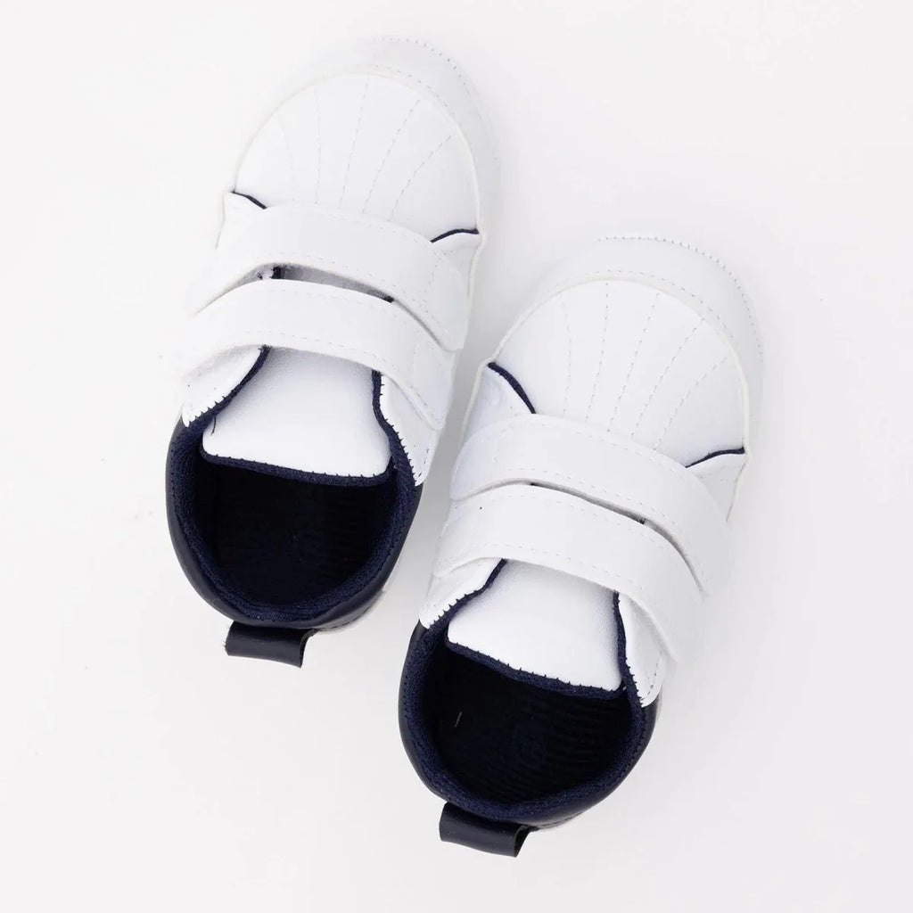 HelloBaby Faux Leather First Walker Baby Shoes - White