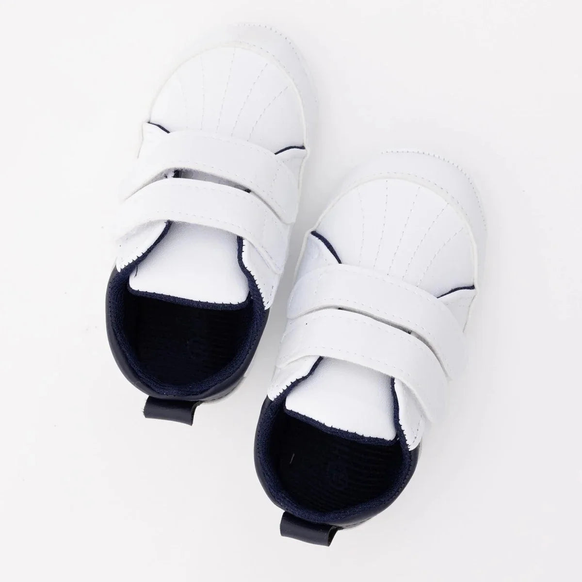 HelloBaby Faux Leather First Walker Baby Shoes - White