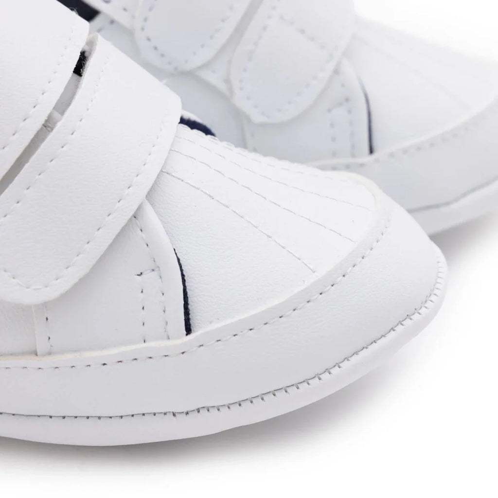 HelloBaby Faux Leather First Walker Baby Shoes - White