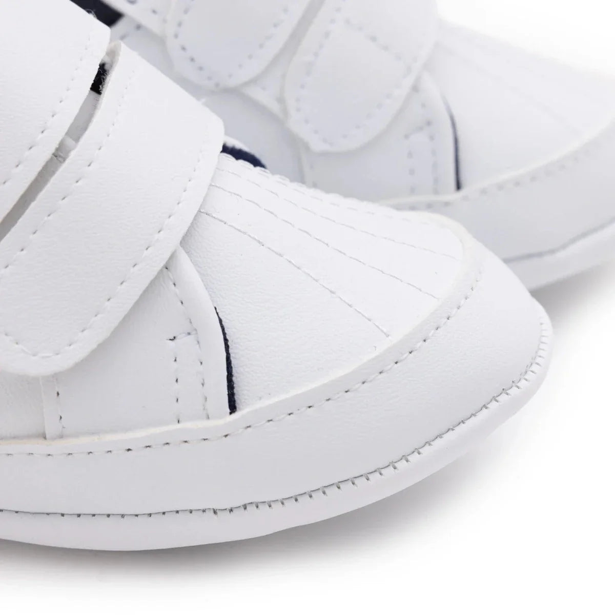 HelloBaby Faux Leather First Walker Baby Shoes - White