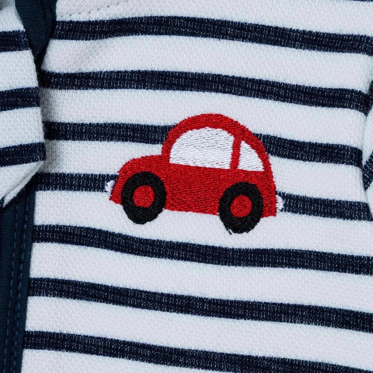 HelloBaby Printed Interlock Baby Cardigan (1-3 Months to 12 Months) - White Printed
