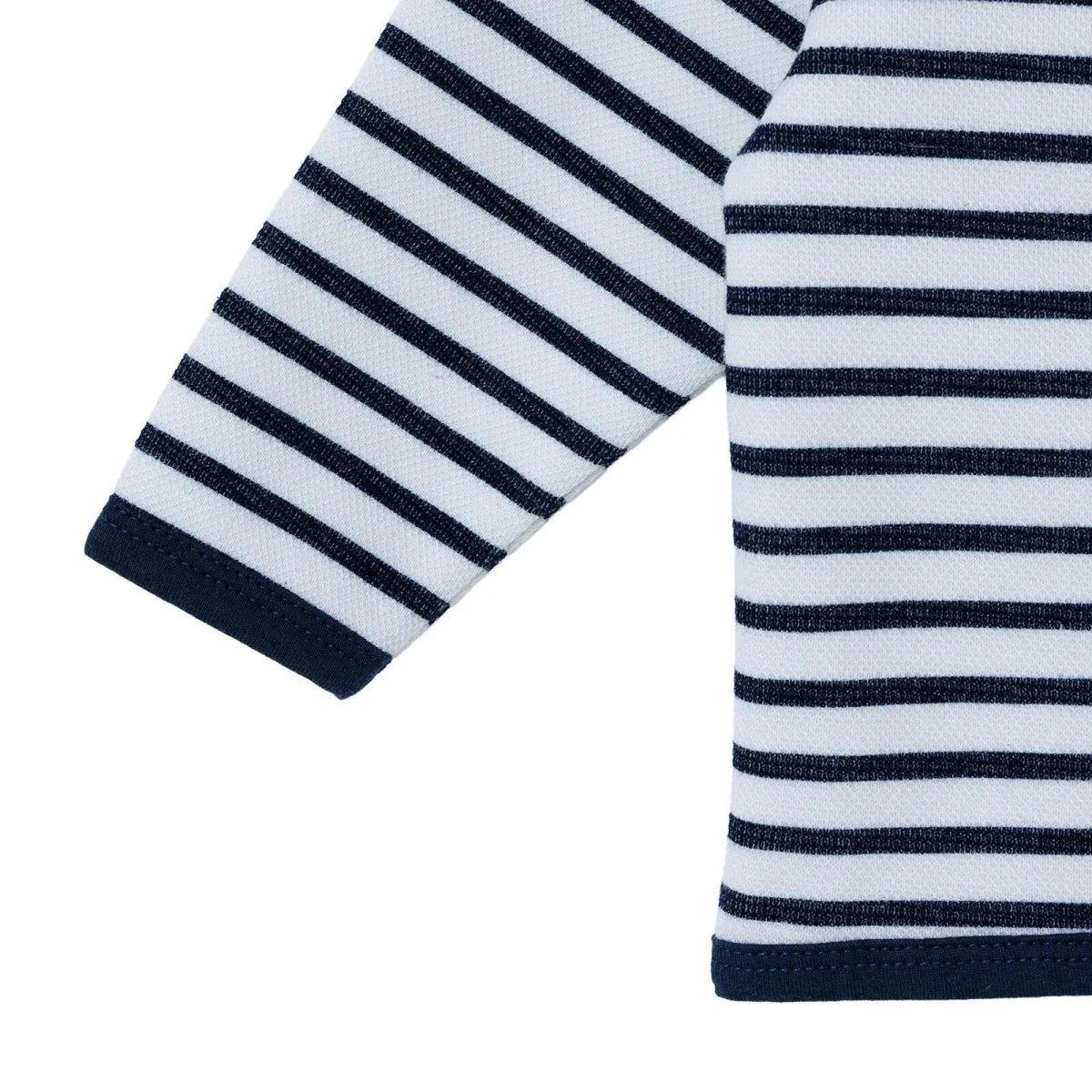 HelloBaby Printed Interlock Baby Cardigan (1-3 Months to 12 Months) - White Printed