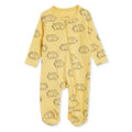 HelloBaby Long Sleeve Baby Sleepsuit with Feet (Newborn to 6-9 Months) - Orange