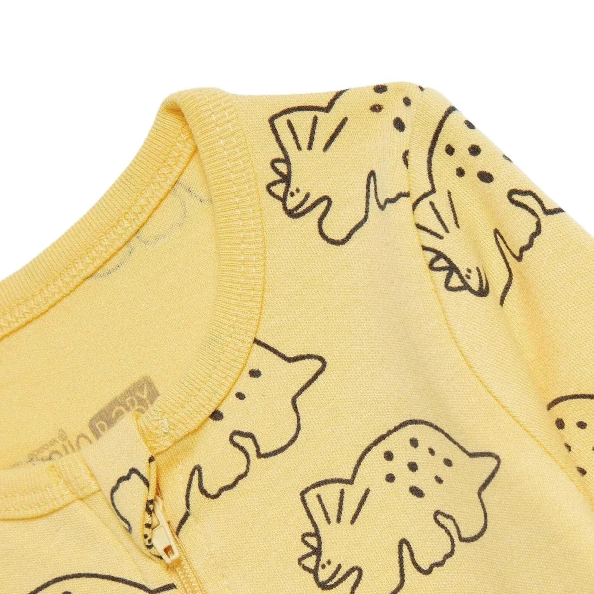 HelloBaby Long Sleeve Baby Sleepsuit with Feet (Newborn to 6-9 Months) - Orange