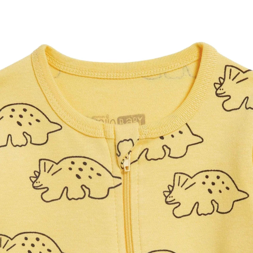 HelloBaby Long Sleeve Baby Sleepsuit with Feet (Newborn to 6-9 Months) - Orange