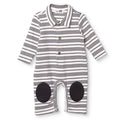 HelloBaby Long Sleeve Footless Baby Sleepsuit (Newborn to 6-9 Months) - Ecru Printed