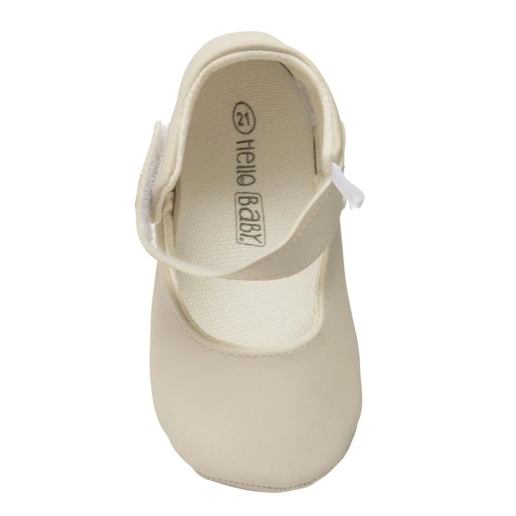 HelloBaby Suede First Walker Baby Shoes - Beige