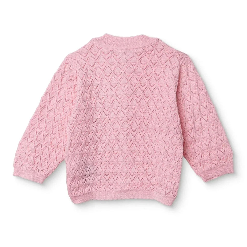 HelloBaby Floral Print Knitted Baby Cardigan (1-3 Months to 12 Months) - Pink