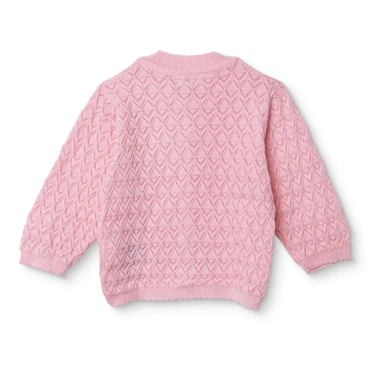 HelloBaby Floral Print Knitted Baby Cardigan (1-3 Months to 12 Months) - Pink