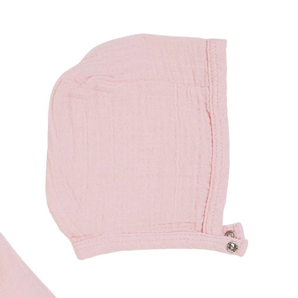 HelloBaby 5 Piece Bunny Print Muslin Baby Hospital Bag Set on a Hanger (Newborn) - Pink