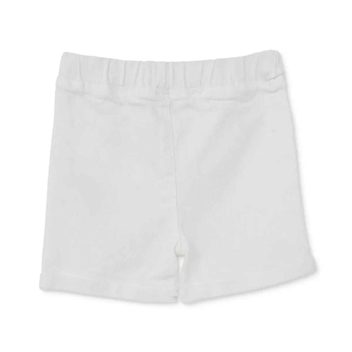 HelloBaby Plain Denim Baby Shorts (6-9 Months to 4-5 Years) - Ecru