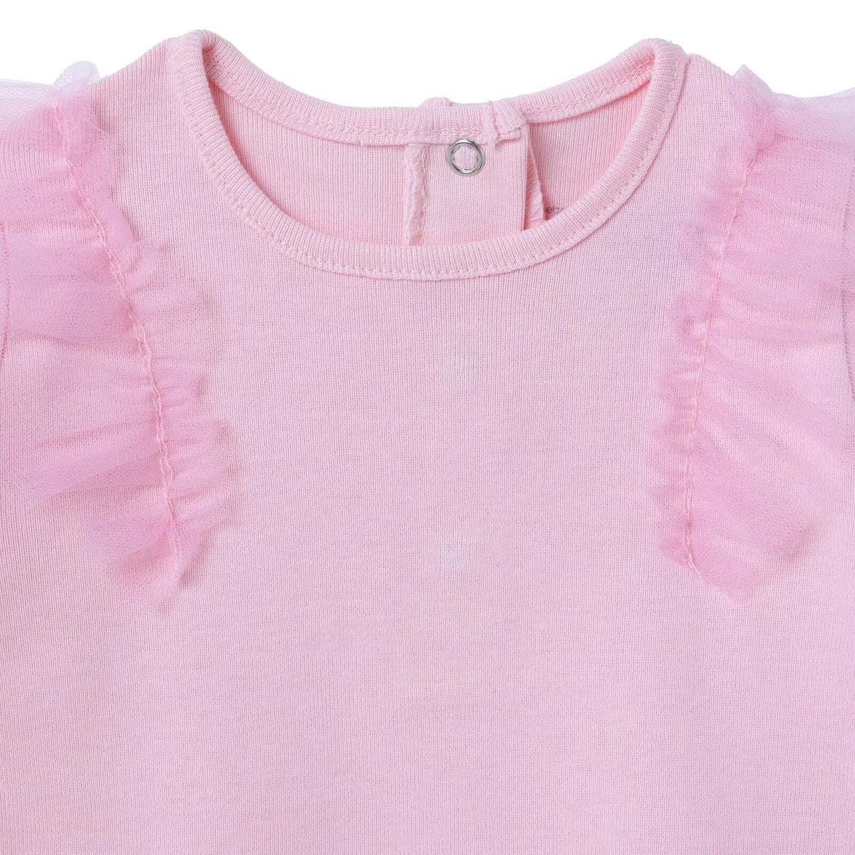 HelloBaby Floral Print Long Sleeve Baby Top & Tulle Skirt Set (1-3 to 12 Months) - Pink
