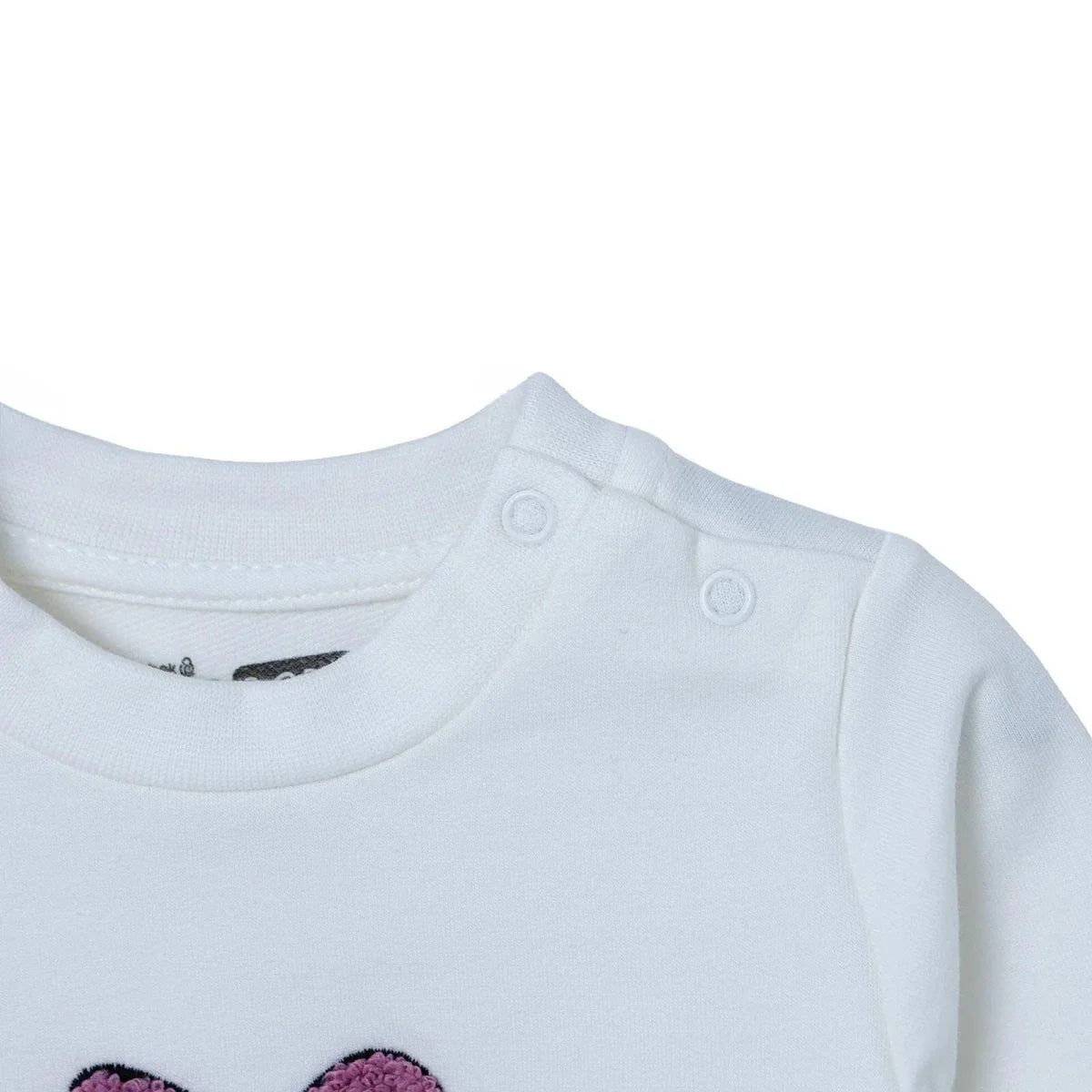 HelloBaby Cherry Print Baby Sweatshirt & Leggings Set (1-3 Months to 12 Months) - Pink