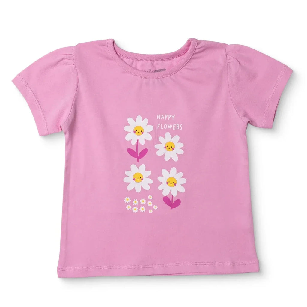 HelloBaby Short Sleeve Baby T-Shirt (3-6 Months to 3-4 Years) - Lilac