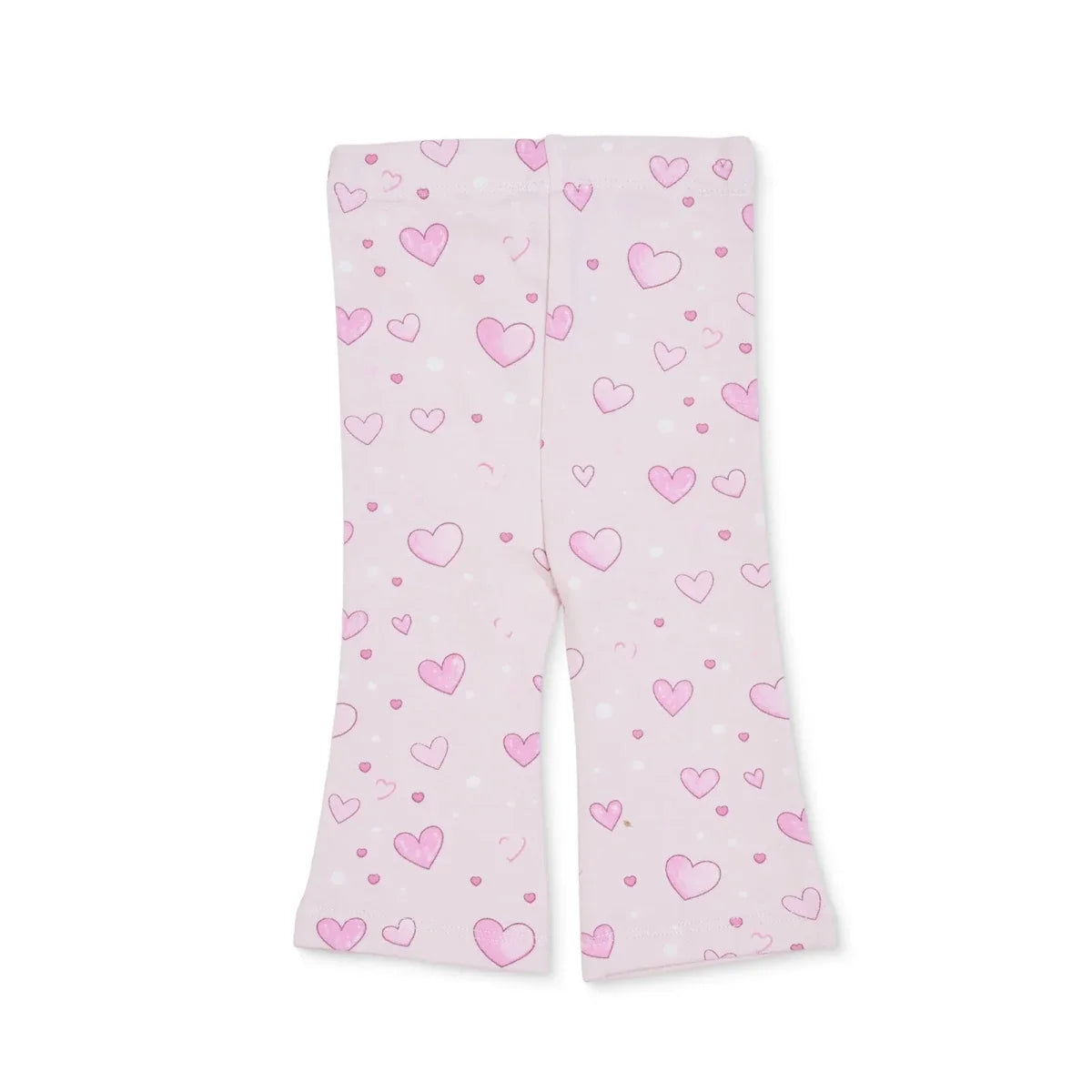 HelloBaby Printed Interlock Baby Leggings (1-3 Months to 12 Months) - Pink Printed