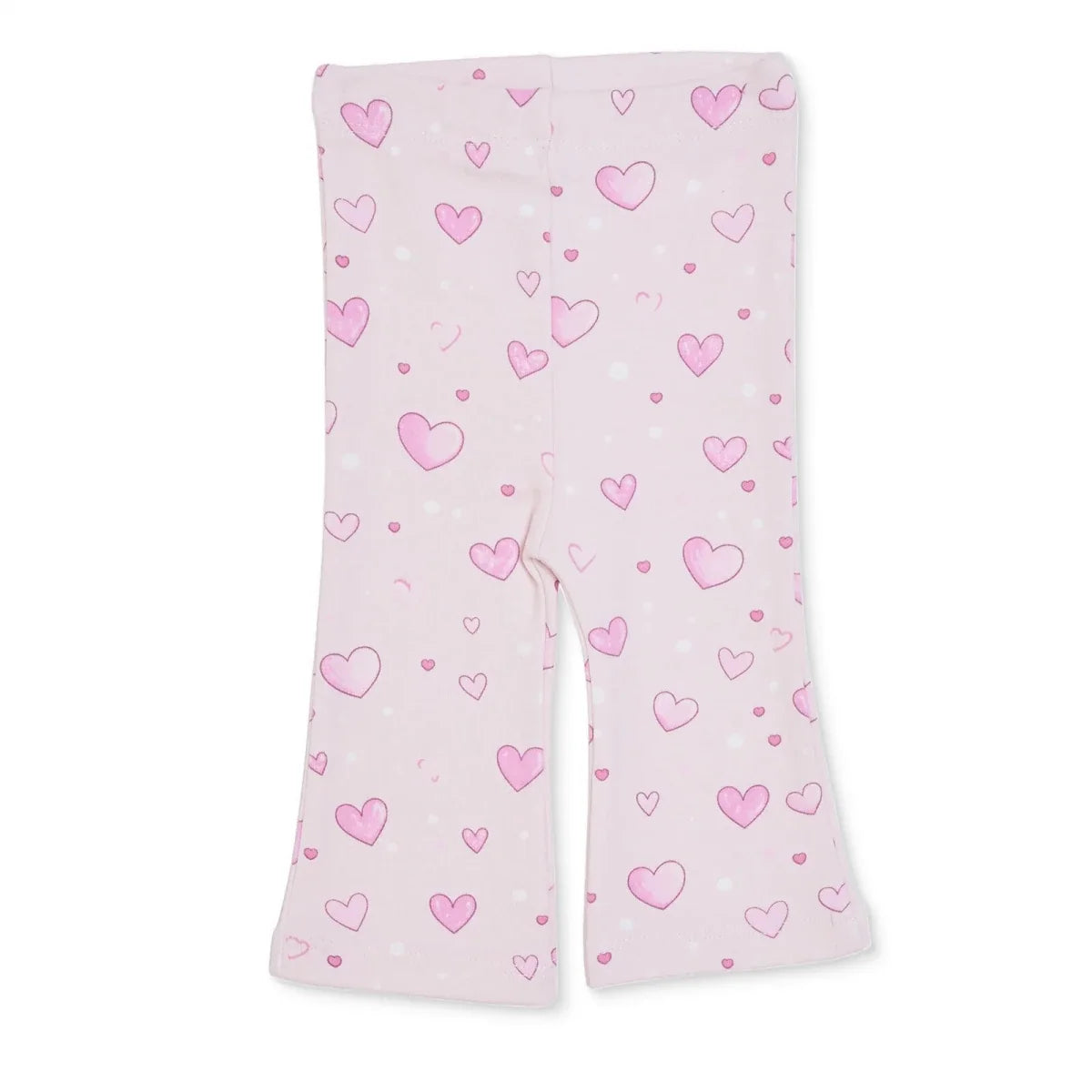 HelloBaby Printed Interlock Baby Leggings (1-3 Months to 12 Months) - Pink Printed