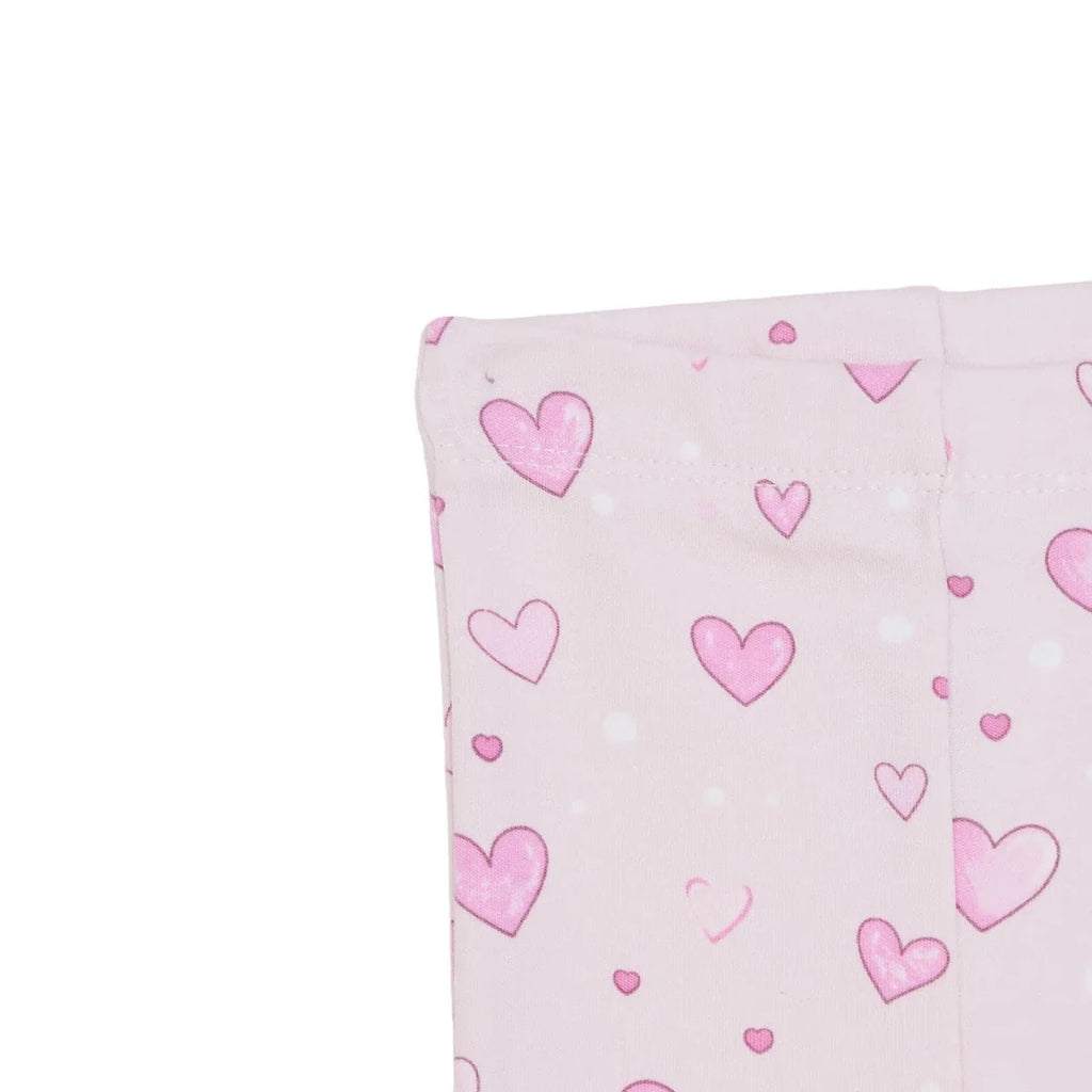 HelloBaby Printed Interlock Baby Leggings (1-3 Months to 12 Months) - Pink Printed