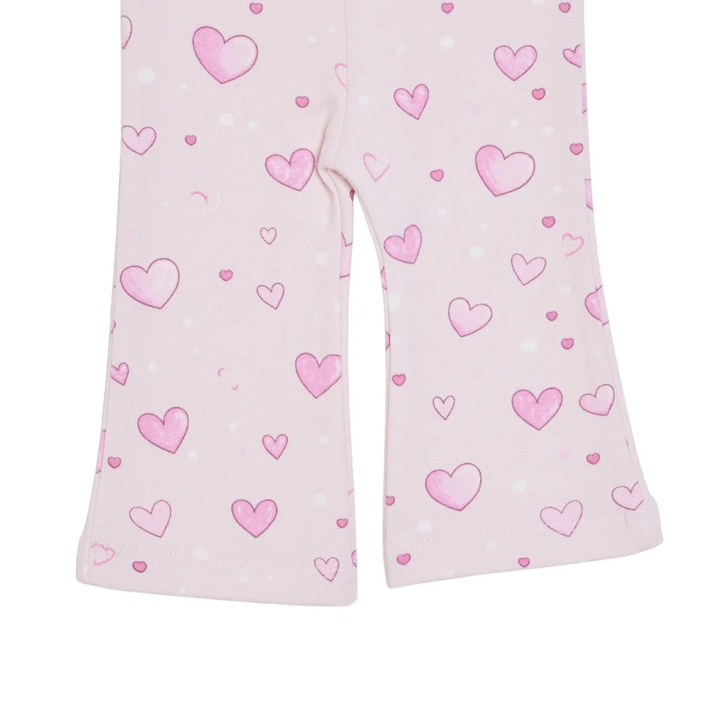 HelloBaby Printed Interlock Baby Leggings (1-3 Months to 12 Months) - Pink Printed