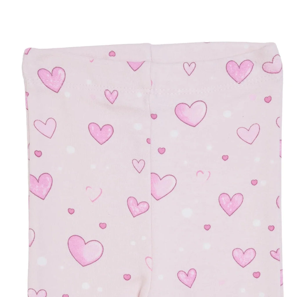 HelloBaby Printed Interlock Baby Leggings (1-3 Months to 12 Months) - Pink Printed