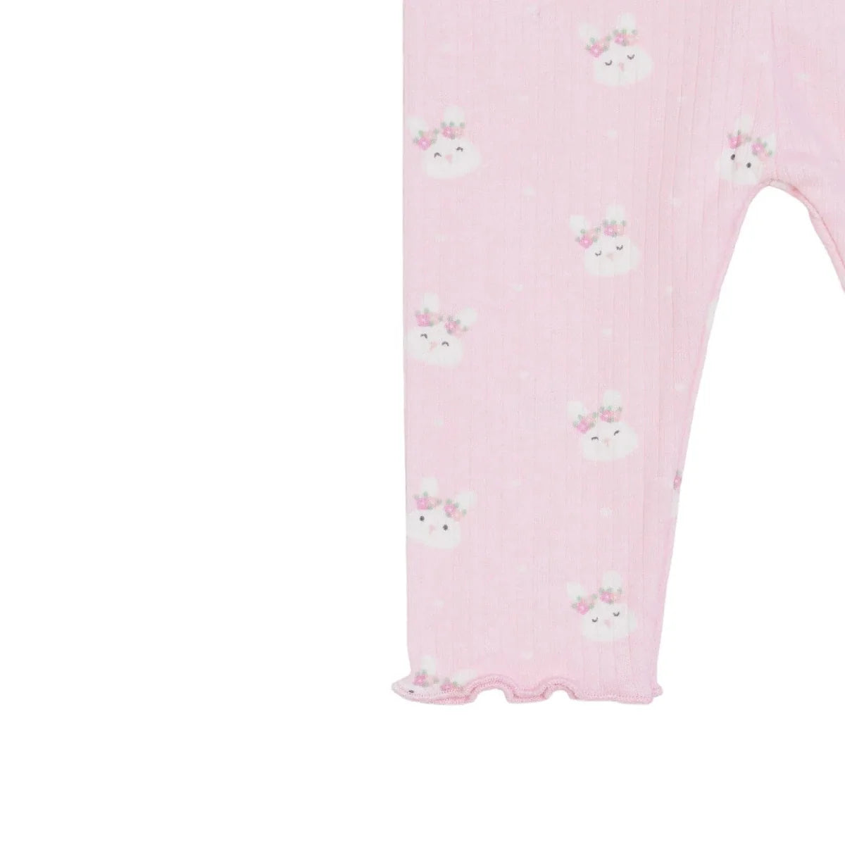 HelloBaby Printed Interlock Baby Leggings (1-3 Months to 12 Months) - Pink Printed