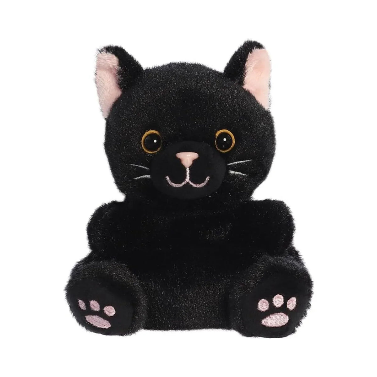 Palm Pals Twilight Black Cat Soft Toy 12cm