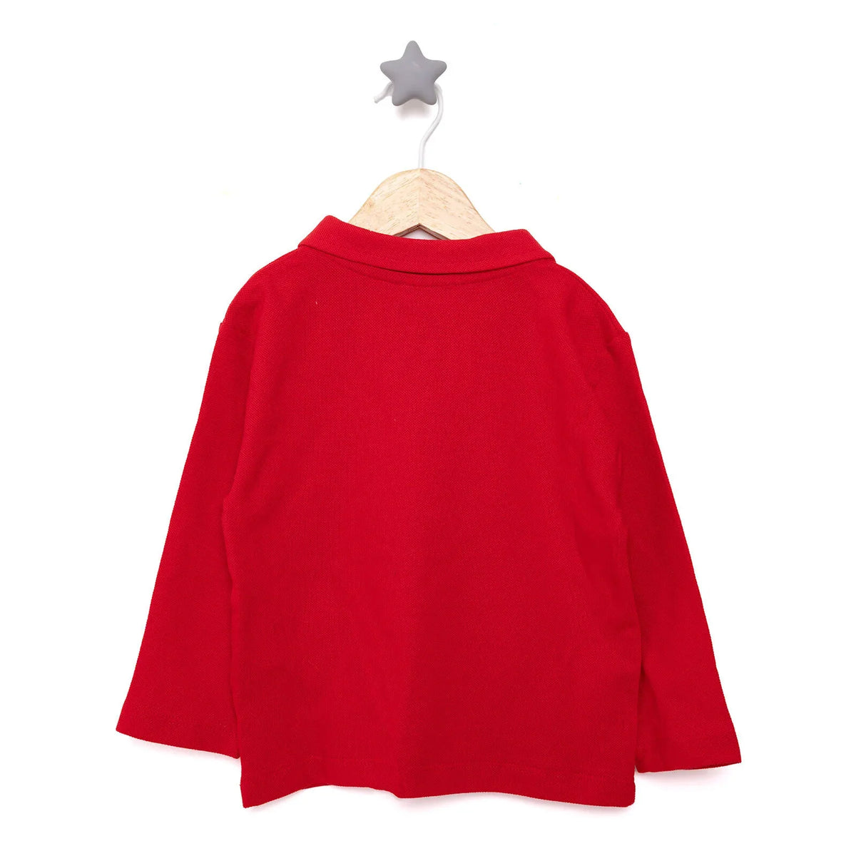 HelloBaby Polo Collar Long Sleeve Pique Baby T-Shirt (9 Months to 5 Years)