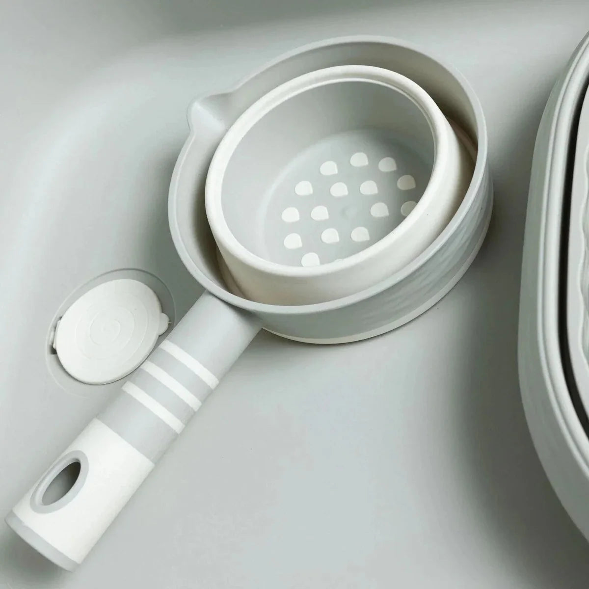 baby plus Bath Tube with Thermometer Set 3 pcs