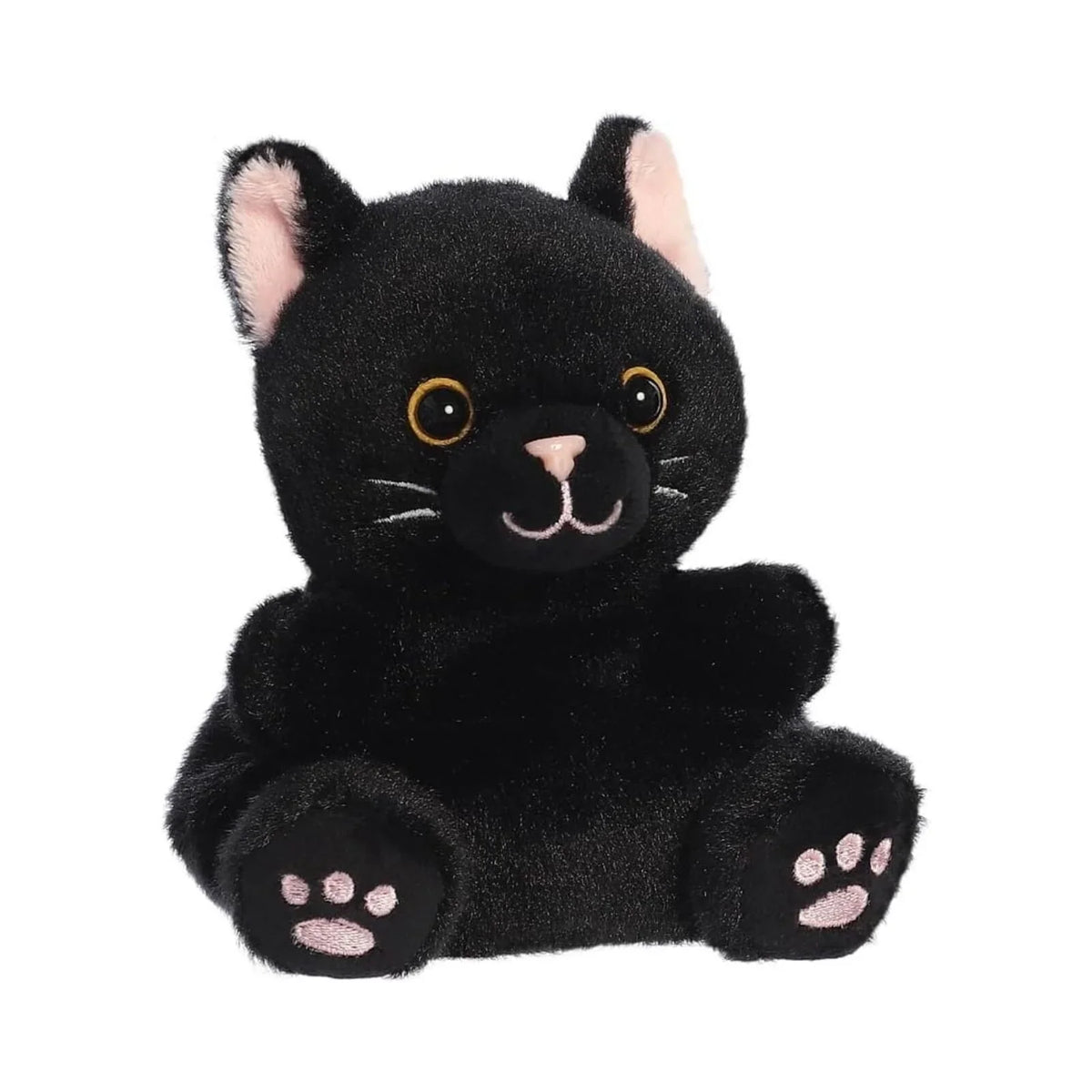 Palm Pals Twilight Black Cat Soft Toy 12cm