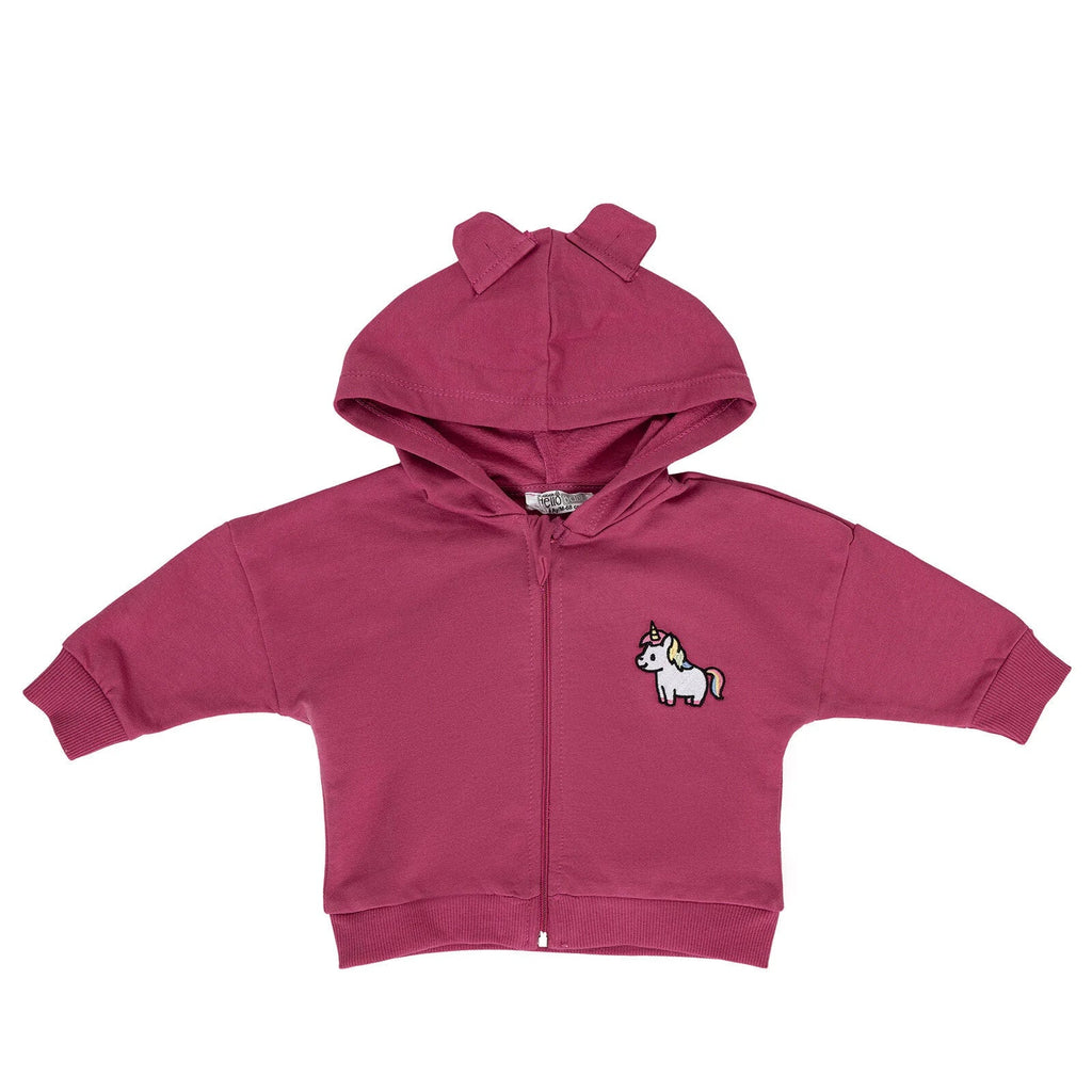 HelloBaby Loopback Baby Cardigan (3 Months to 12 Months)