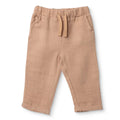 HelloBaby Turn-Up Muslin Baby Trousers (6-9 Months to 4-5 Years) - Beige