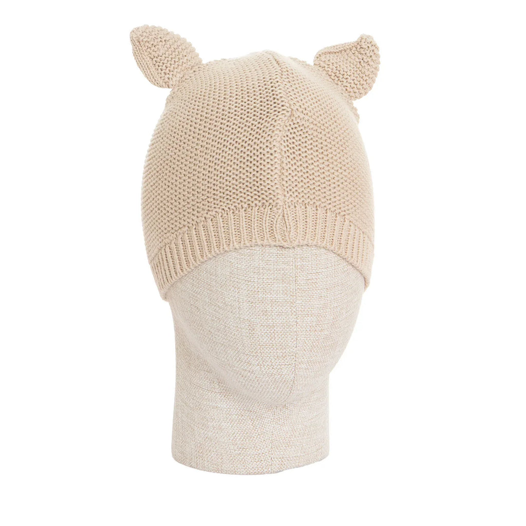 Little Plane Knitted Baby Beanie with Ear Flaps (One Size)