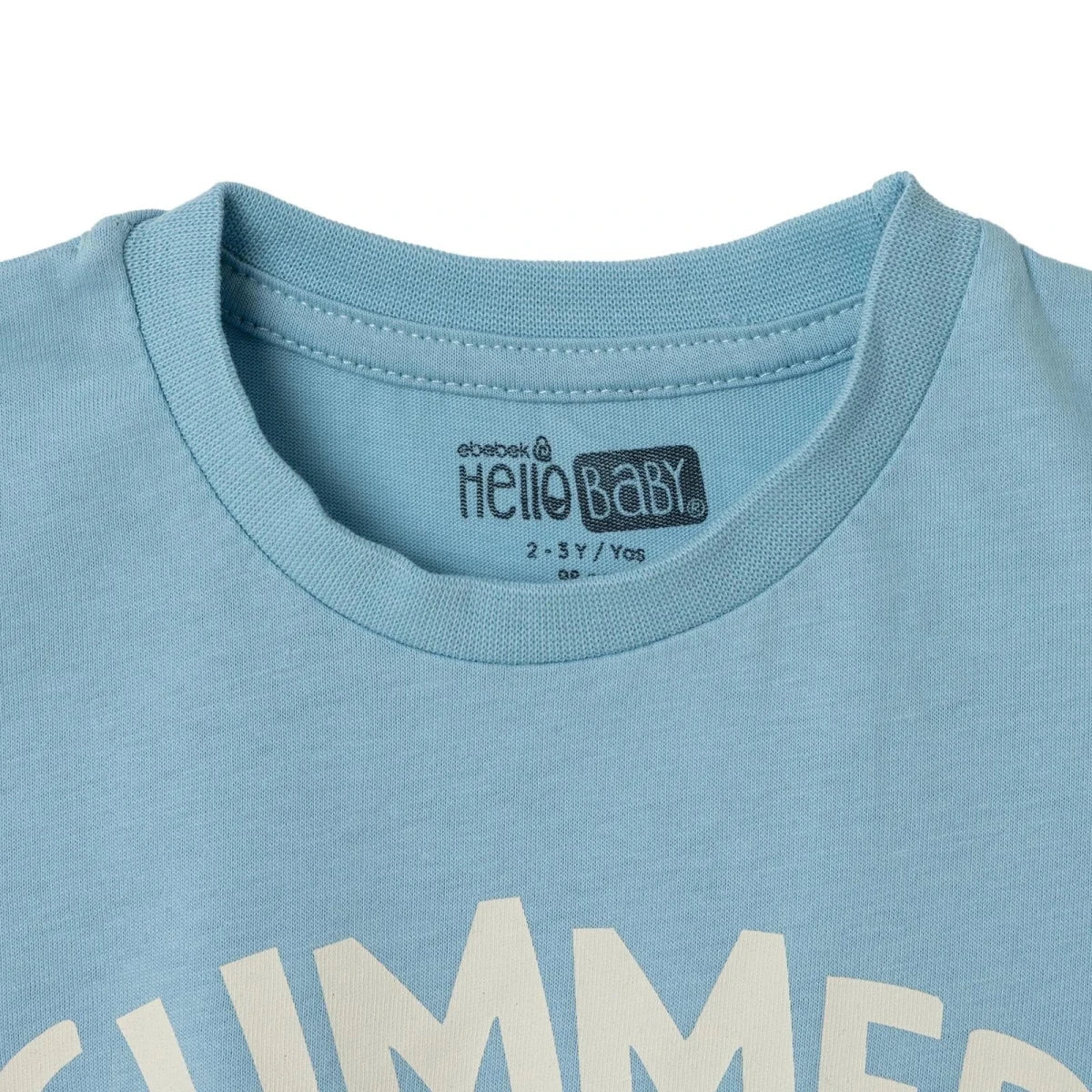 HelloBaby Short Sleeve Jersey Baby T-Shirt (3-6 Months to 3-4 Years) - Blue