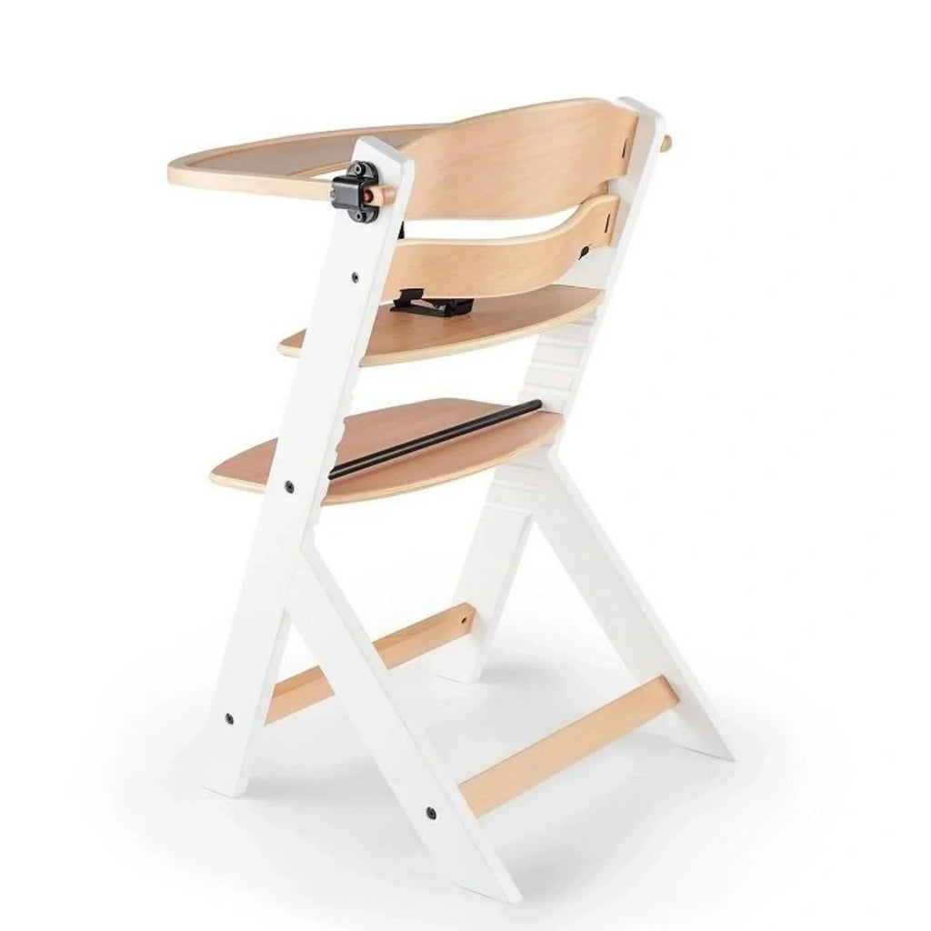 Kinderkraft Enock Wooden Highchair - Wooden White