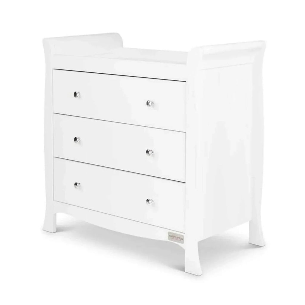 Ickle Bubba Snowdon Classic 2 Piece Furniture Set White - Premium Pocket Sprung Mattress