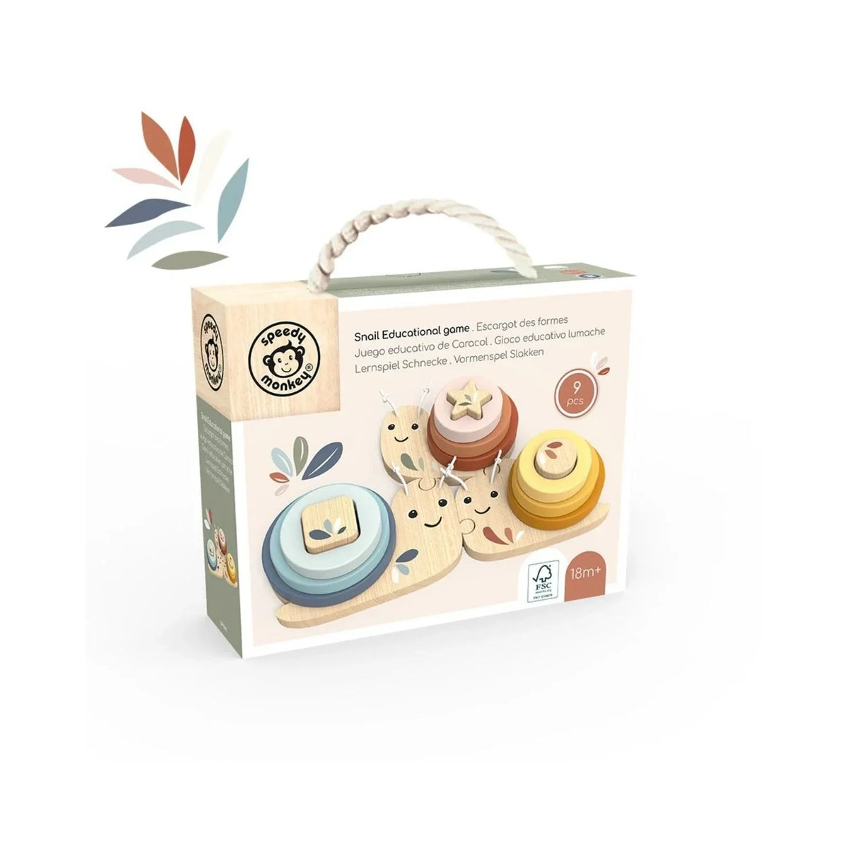 Speedy Monkey Snail Educational Game